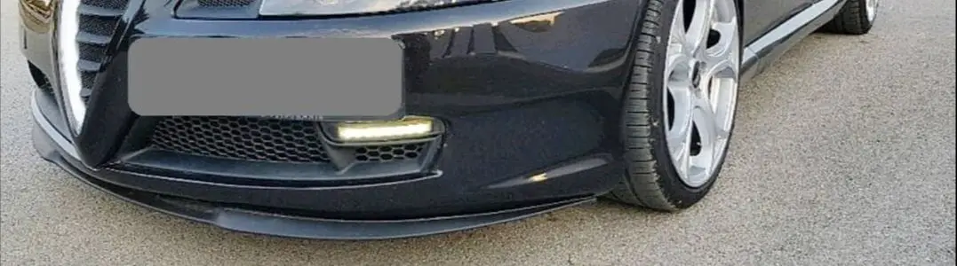 Romeo IGHTTOXIC Store-Pare-chocs avant universel A R, kit de carrosserie, tuning protecteur, diffuseur noir, 3 pièces