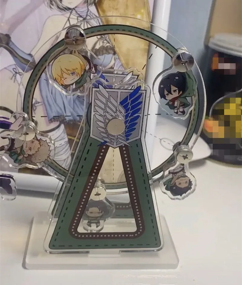 Attaque des Titans Ailes des Pages, Grande Roue Rotative, Décor de Bureau, Support, Modèle, Plaque, Jouet, Cosplay, Collection, Cadeau
