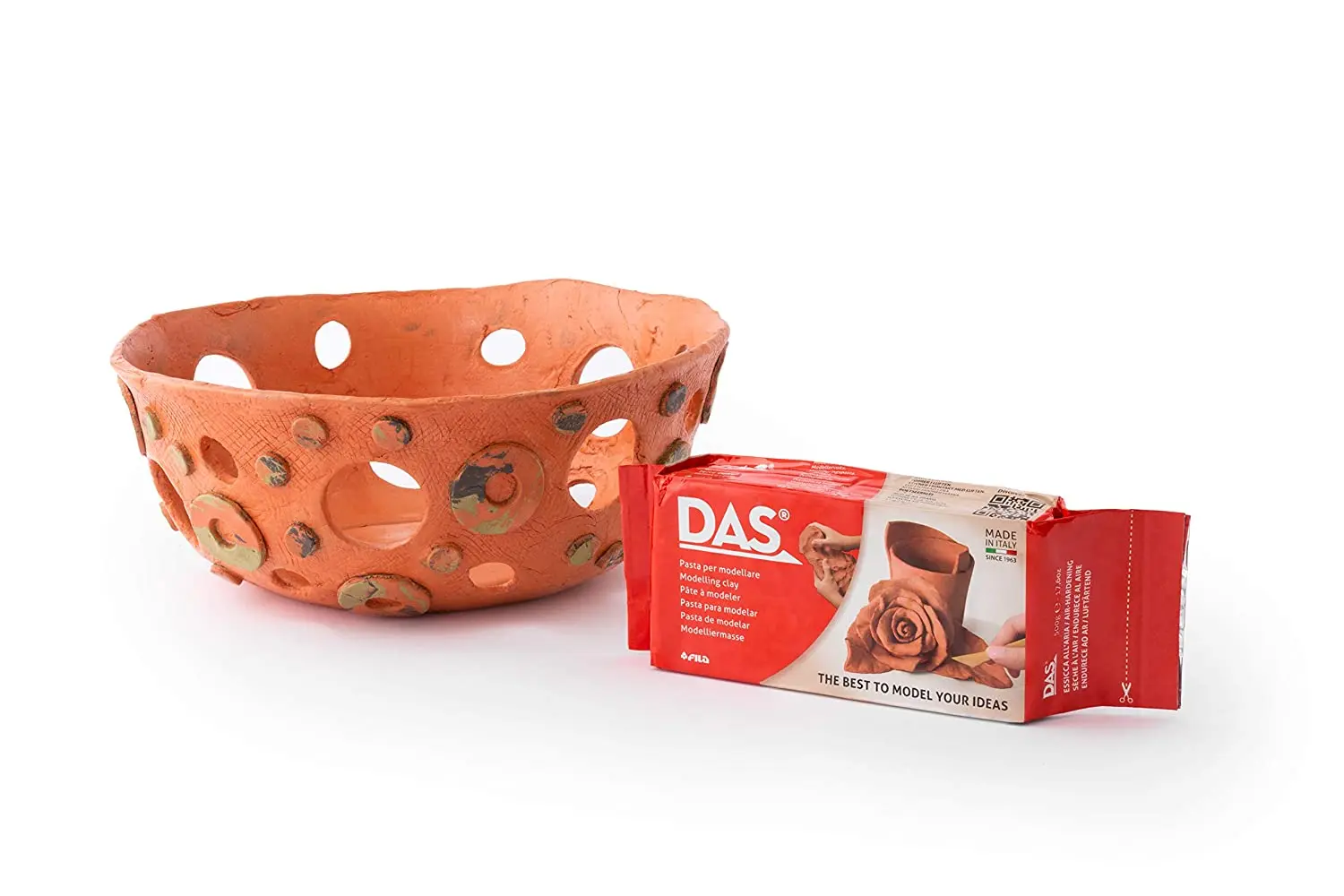 DAS Air-Drying with Natural Pottery Clay No Baking Required the Gluten Free Smooth Textured Easy to Form Can Be Dyed