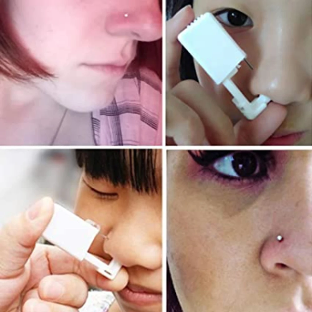 Disposable Safe Piercing Unit for Nose Studs