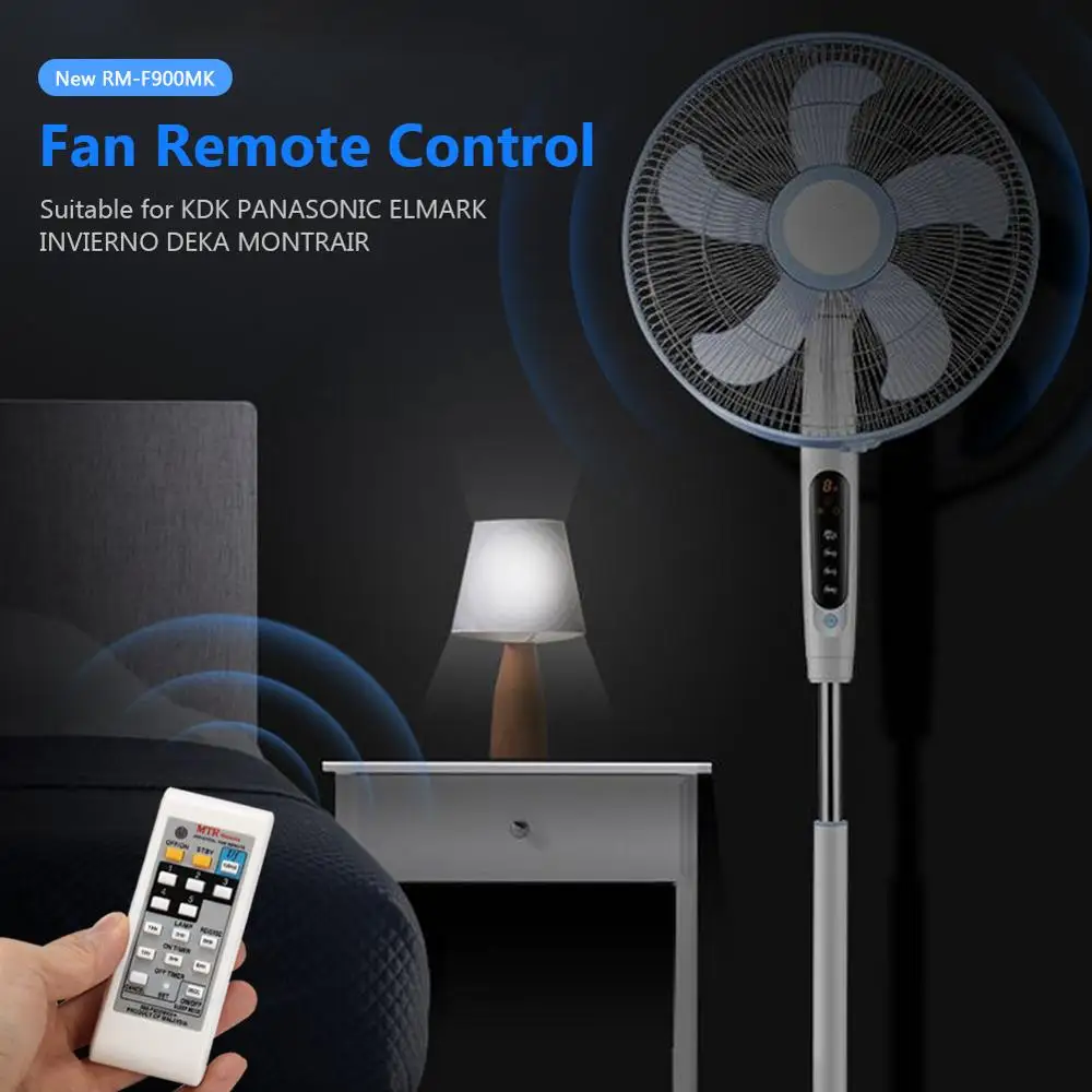 RM-F900MK Fan Remote Control 8m Long Distance RM-F900MK Universal for KDK PANASONIC ELMARK INVIERNO DEKA MONTRAIR PEGENCY ALA