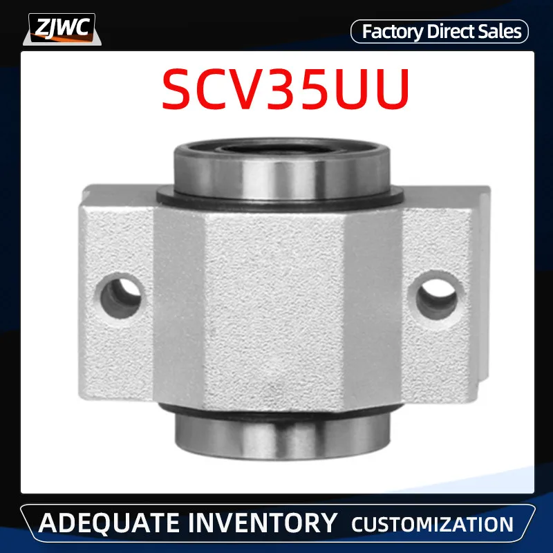 Kugellager Rodamientos SCV12UU SCV16UU SC12VUU SC16VUU Linearlagerblock DIY-Gleit-Einheiten CNC-Fräse – Detail 17