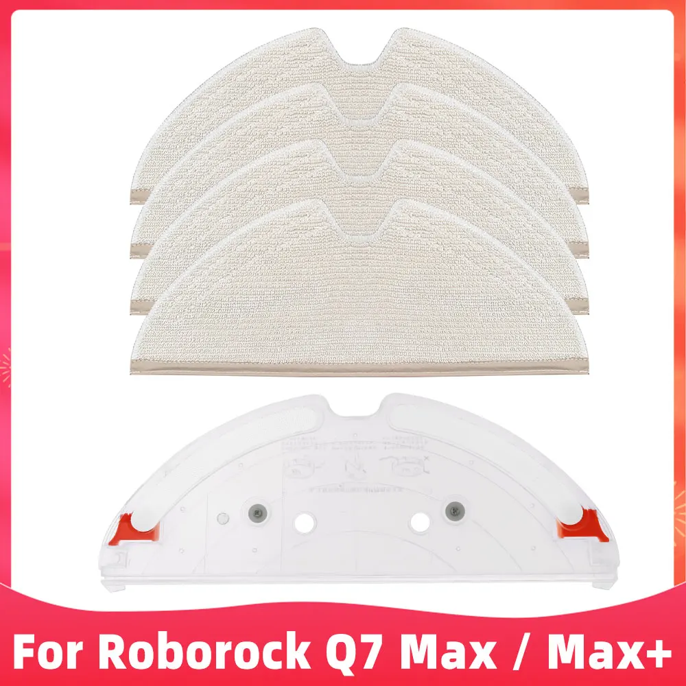 

Fit For Roborock Q7 Max+ / T8 / S5 MAX / S6 MAX / T7 Robot Vacuums Spare Part Mop Cloth Mount Holder Mop Rag Replacement