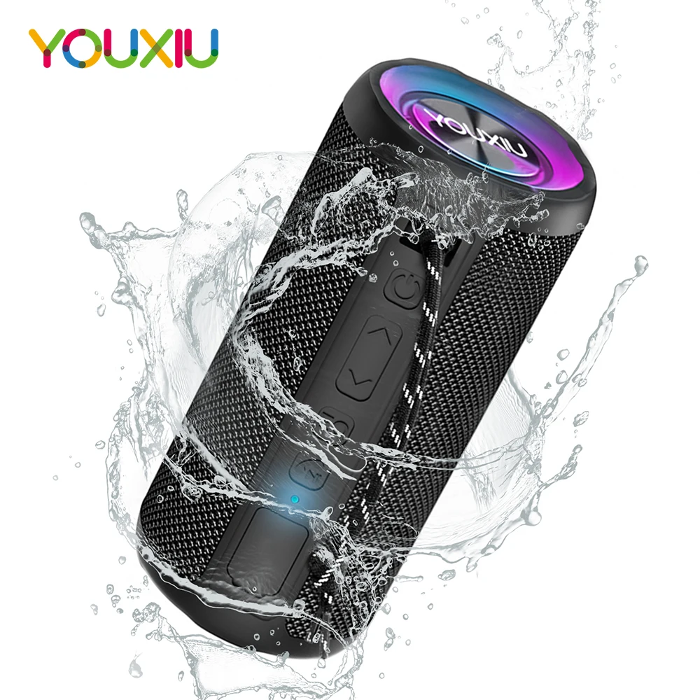 

YOUXIU 20W Portable Speaker Wireless Bluetooth Speakers Sound System 3D Stereo Surround Subwoofer Outdoor Waterproof Loudspeaker