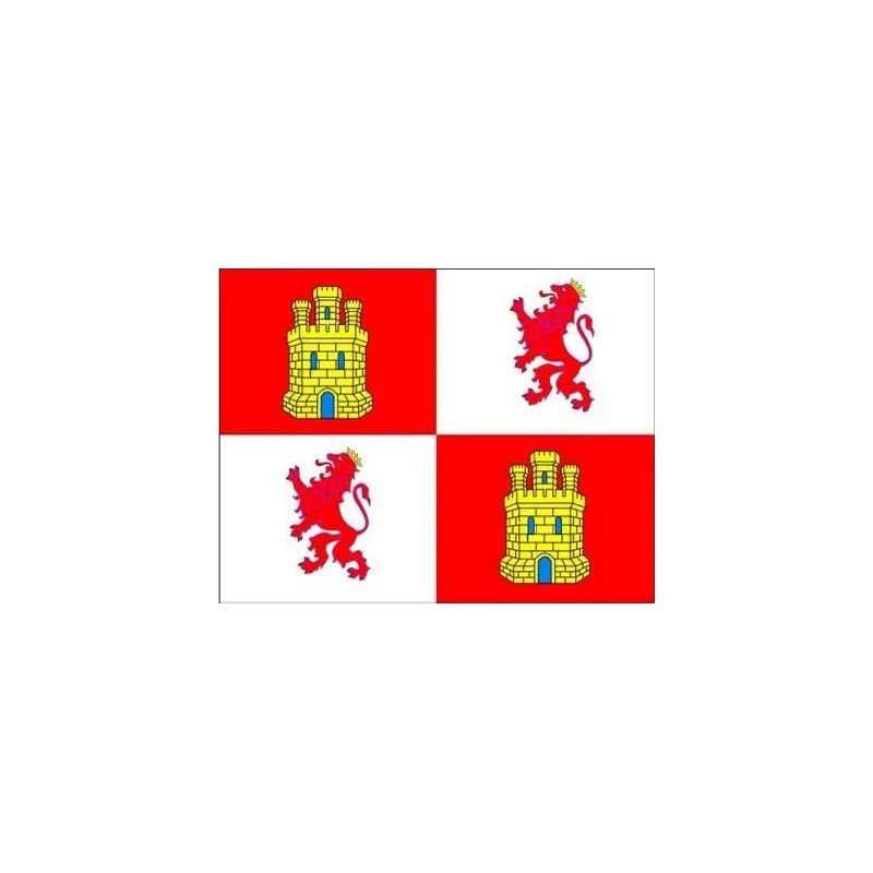 BANDERA CALIDAD NACIONAL DE Castilla y leon 150x90cm - Tela De Alta calidad Envió Gratis