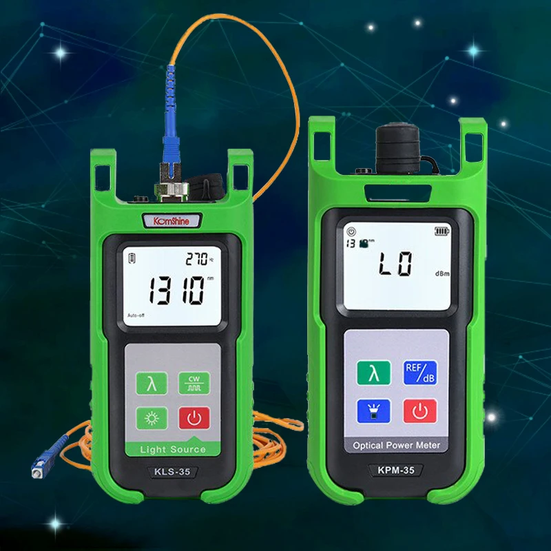 

Optical Power Meter KPM-35 FTTH Single-mode Fiber Optic Light Source KLS-35 Fiber Cable Tester Light Decay Tester Free Shipping