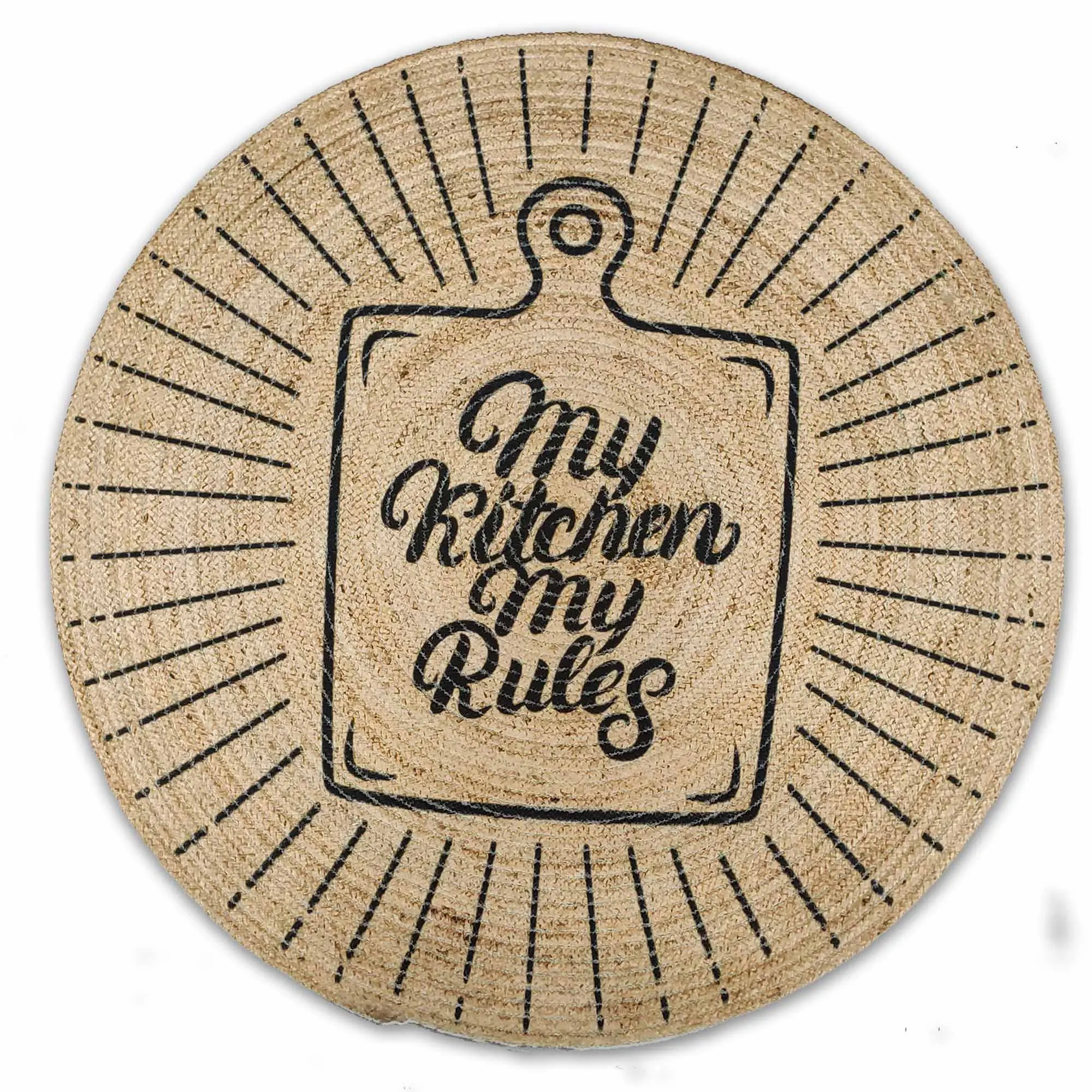 

Else My Kitchen Handmade Flatweave Natural Jute Carpet Round Floor Mat Living Room Bedroom Area Sisal Area Rug Door Mat 06