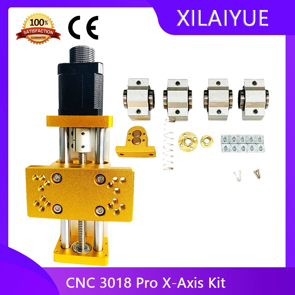 Kit de actualización de eje X CNC 3018 Pro/Plus, enrutador CNC 3018 Pro/Plus, accesorios para fresadora CNC, mesa deslizante