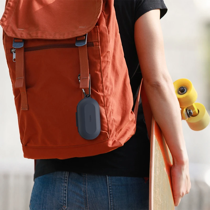 Силиконовый защитный чехол для Bluetooth-наушников TOZO NC9 TWS, Противоударная гарнитура с внешсветодиодный светодиодной подсветкой