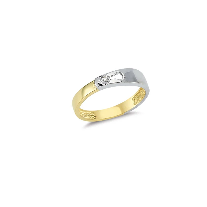 14K Solid Gold Classy Ring for Women