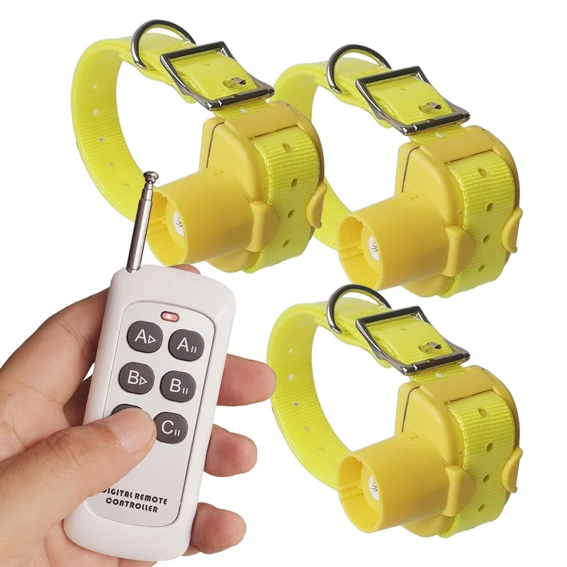 For 3 Collars Beeper Remote Control Dog Training Collar Within Rechargeable Tracking Collars D100B