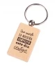 Lot 10 to 50 keychains with wooden phrases 