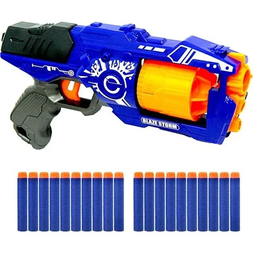 Blaze Storm Sponge Scorer Gun, Plastic Child Gun Soft Bullet Gun, Toy Gun 7092