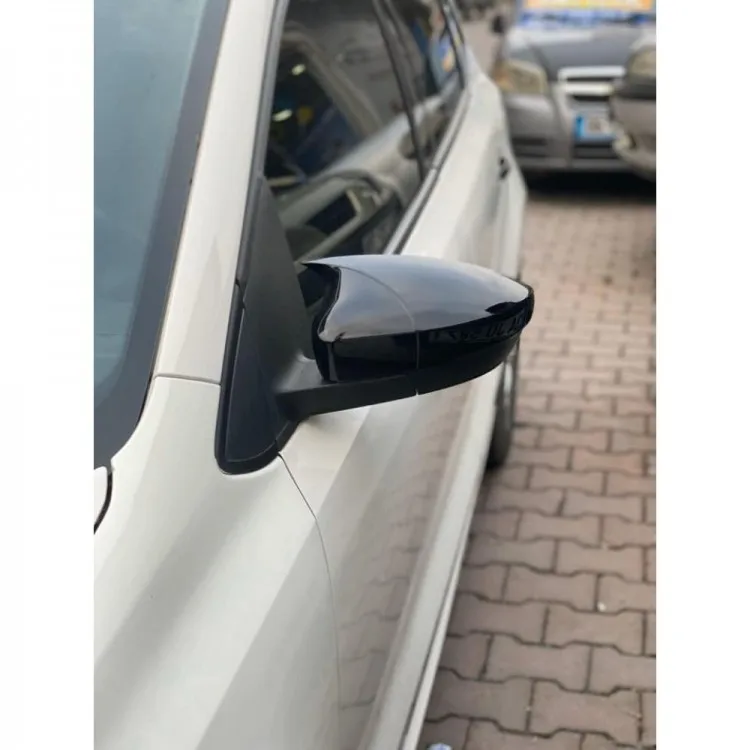 

Bat Still Mirror Cover Glossy Black For Opel Corsa E 2015-2016-2017-2018-2019-2020