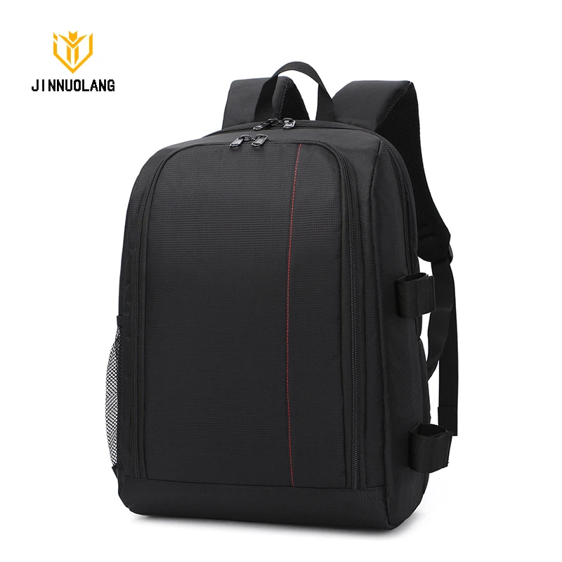 Professional photography backpack with a rack holder, waterproof Oxford cloth, double-shoulder bag with partitions