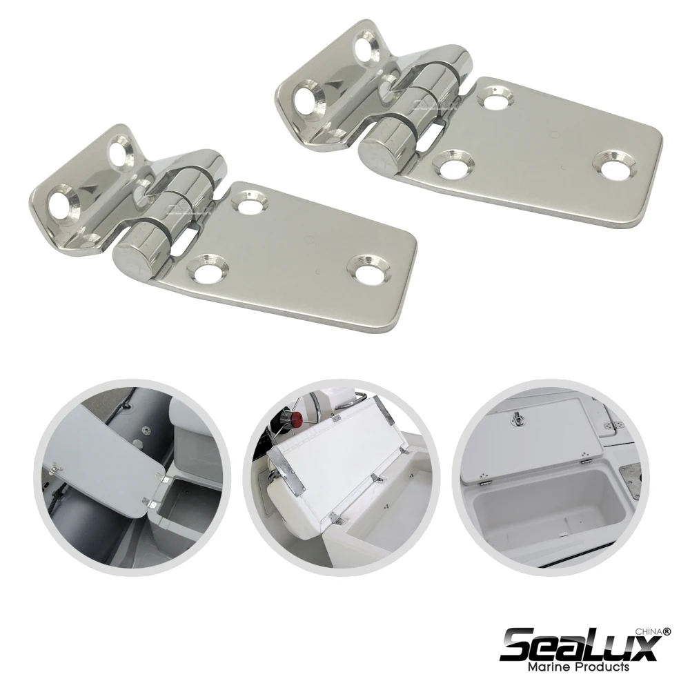 Sealux Marine use Door Hinge 2 pcs per set Stainless steel 304 Mirror Polished for Boat Yacht