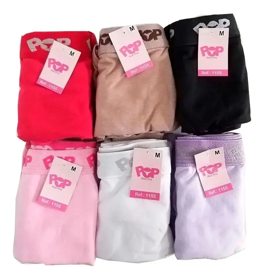 Kit 12 Cotton POP Panties Best Quality Wholesale