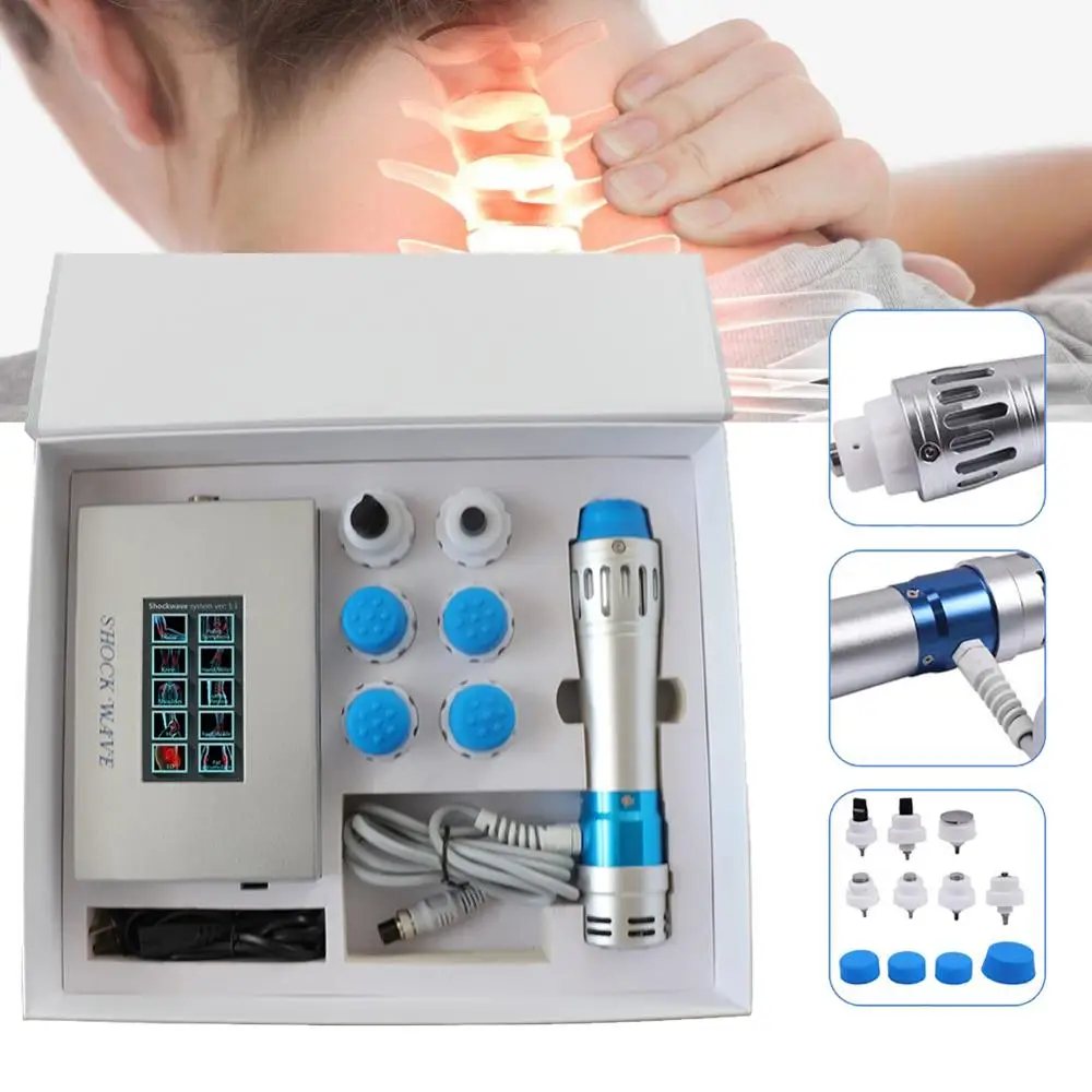 

Top Quality Extracorporeal Shock Wave Therapy Equipment Shockwave Machine Pain Relief ED Treatment Body Massager Device