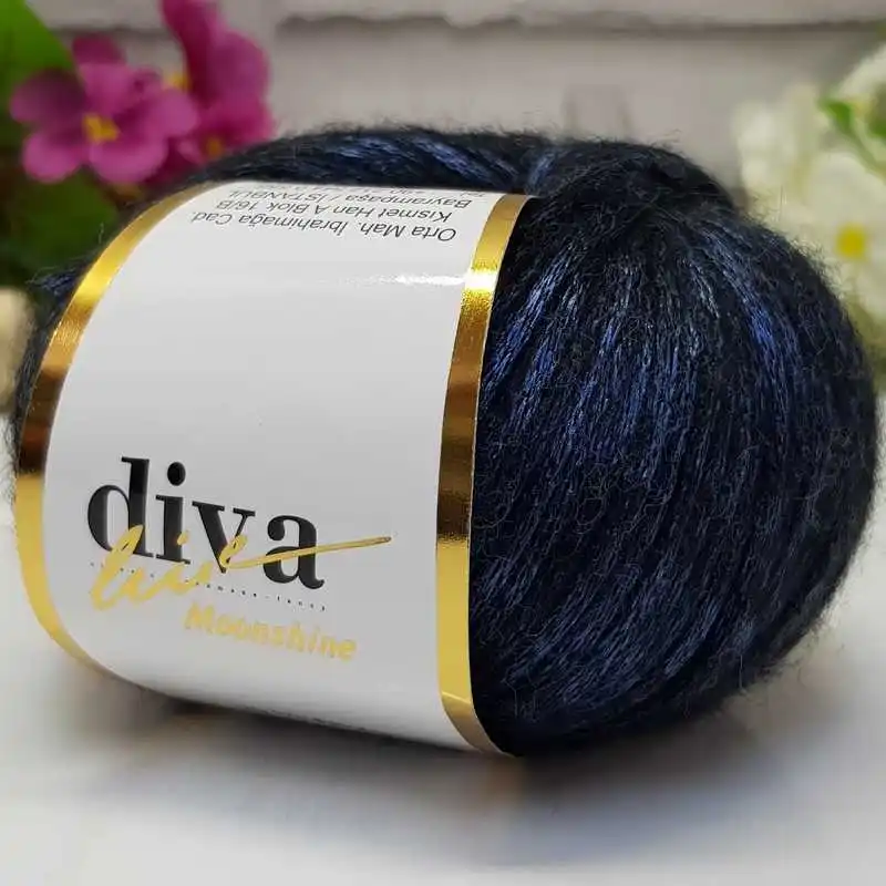 Lana Merino Knitted Yarn - 6 Color Options - 115 Meters (50gr) - Diva Moonshine - Acrylic - Polyamide - Cardigan - Amigurumi - Beret - Scarves - Vest - Sweater - Shawl - Booties - Accessory Materials - DIY