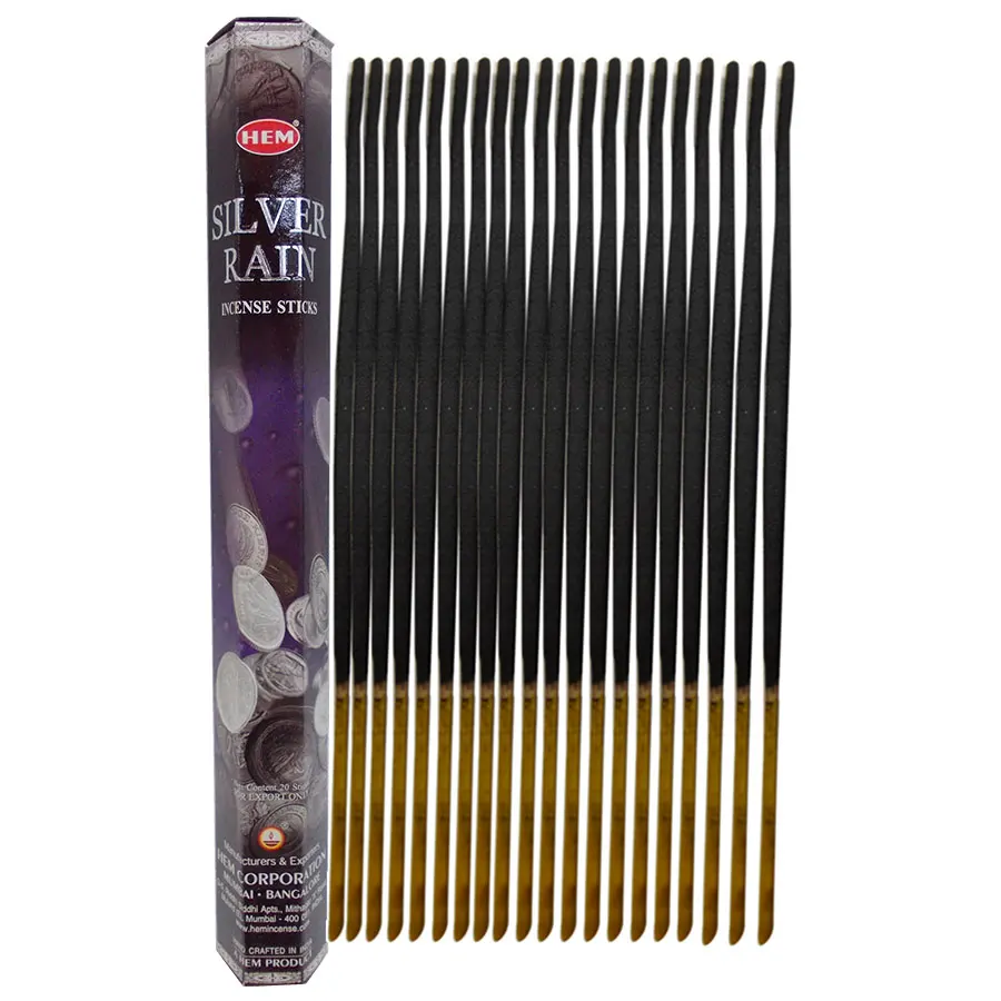 Silver Rain 20 Stick Incense-Silver Rain