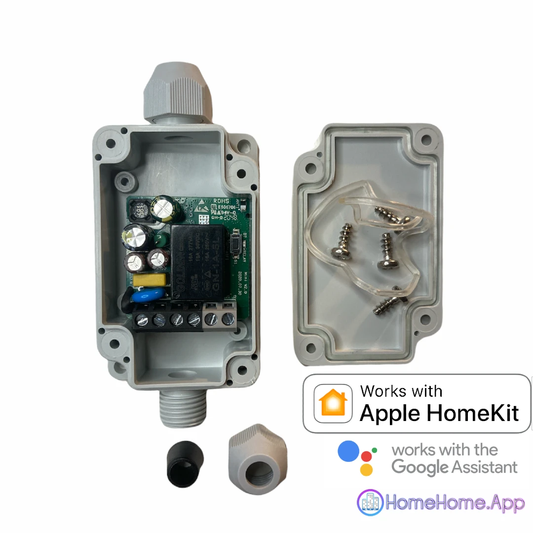 Plastic Enclosure Box For Apple HomeKit Sonof Mini Esp8266 Relay Ip67 Electronic Project Cable Gland Case Iot Google Smart Home