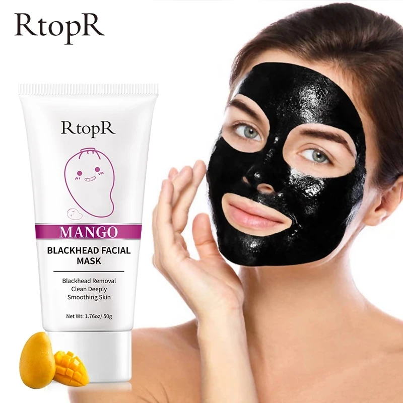 

Oil-control Mud Pore Strip Mask Whitening Cream Mango Blackhead Remover Acne Treatment Nose Peel off Mask Nose Peel Skin Care