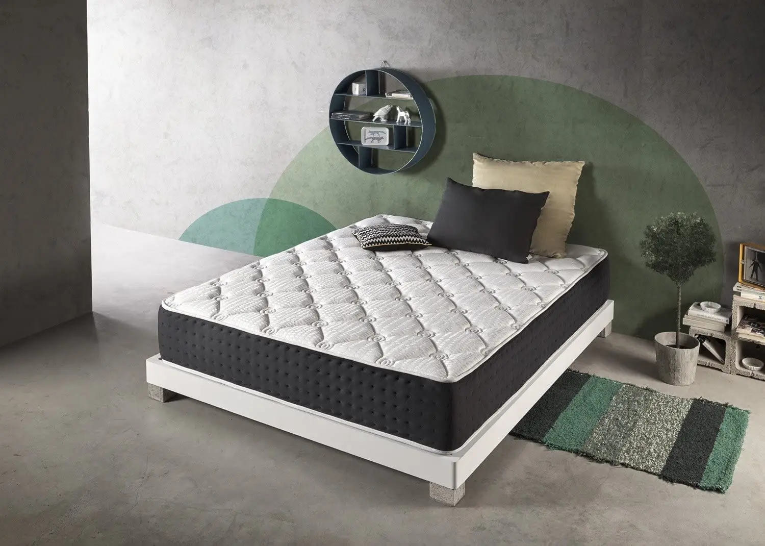 SIMPUR LOW COST, BioGreen mattress, all size, height 30 CM, Natural therapy Relax, firmness and adaptability, hypoallergenic 100%, mattresses, 90x190, 135x190, 150x190