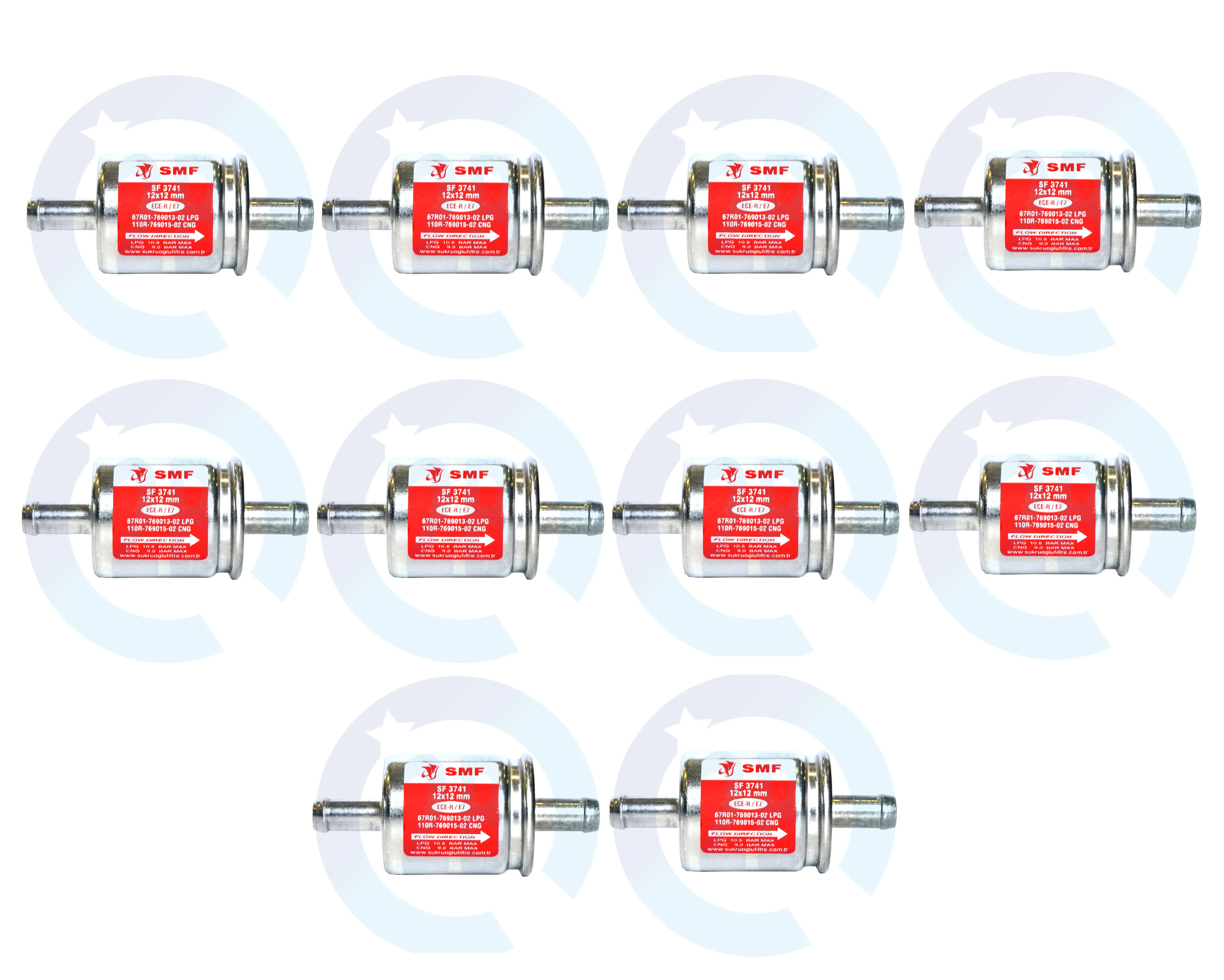 10 Pieces LPG CNG GPL Filters 12mmx12mm Zenit Digitronic EuropeGas Stag KME Atiker All Type