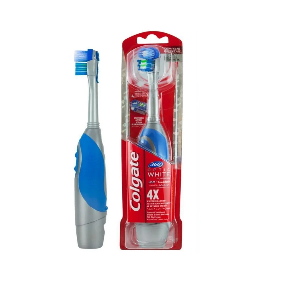 Colgate 360 ​​Optical White Platinum Whitening Soft Toothbrush With Battery