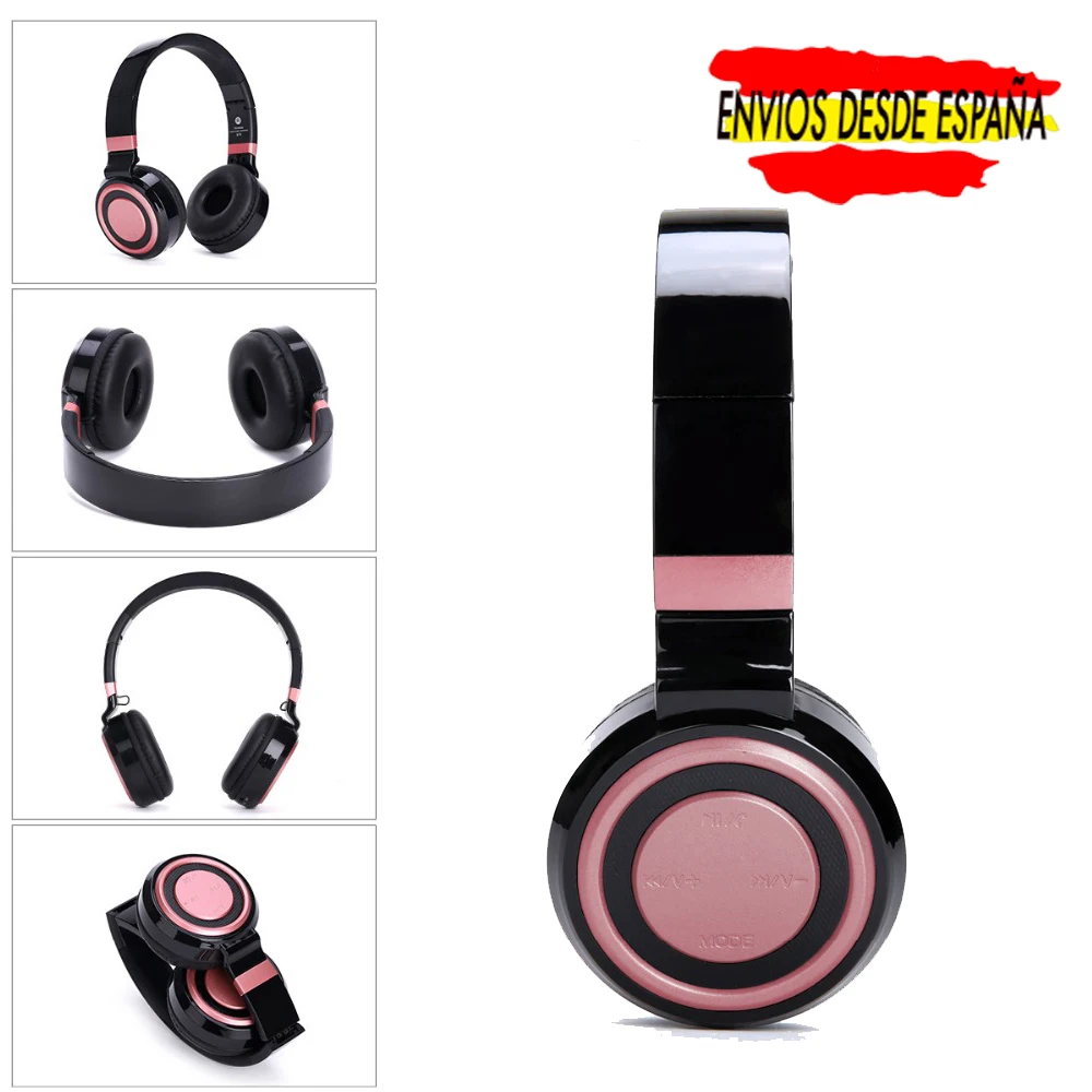 Wireless Bluetooth headset St9 function hands-free, pink, various colors