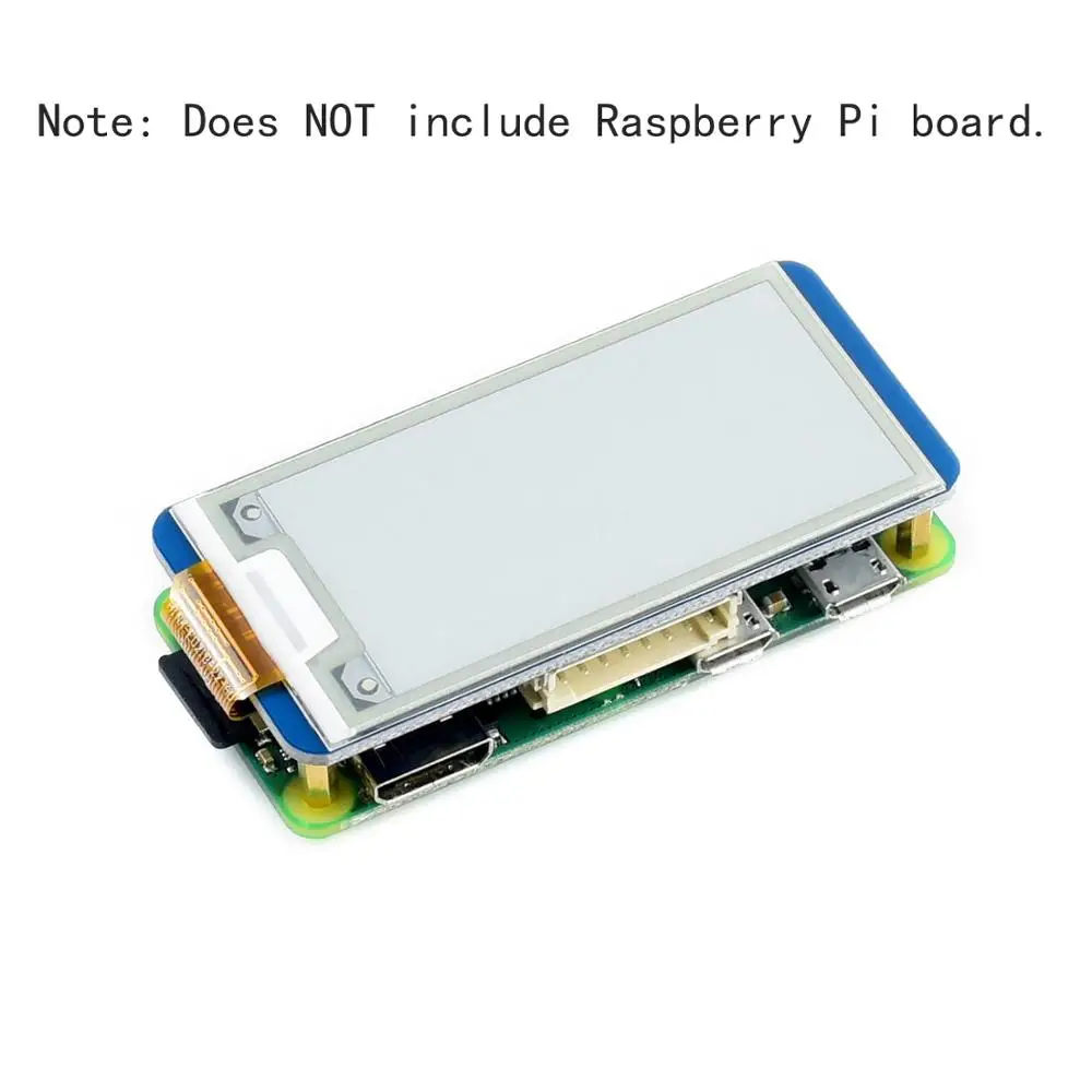 2.13inch E-Paper Eink Display Screen Extension HAT Starter Kit for RPI Raspberry Pi 0 Zero 2 W WH 2W 3 Model B 4 Expansion Board