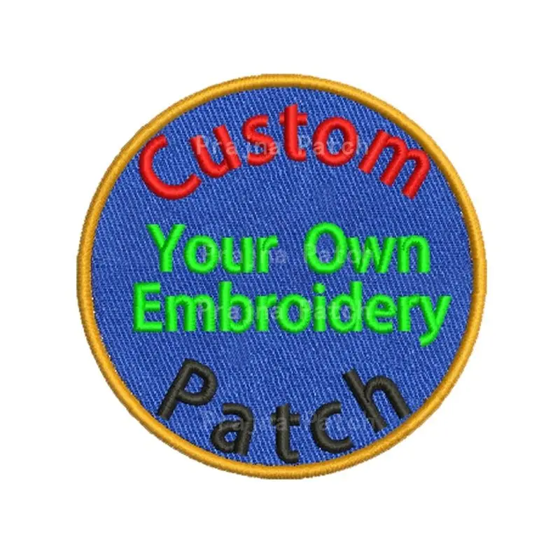 

Custom Embroidery Iron On Patch Clothing Thermoadhesive Patches Design For Person Company Team Logo Patches Hook And Loop Patch