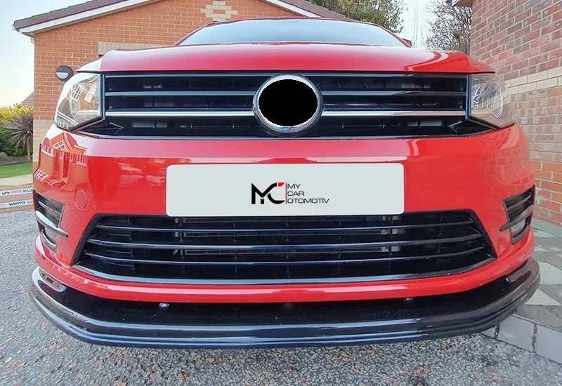 Max Design Frontschürze Lip EIN + für VW Caddy Mk3 FL2 2015 + Hohe Qualität auto zubehör splitter spoiler diffusor auto tuning