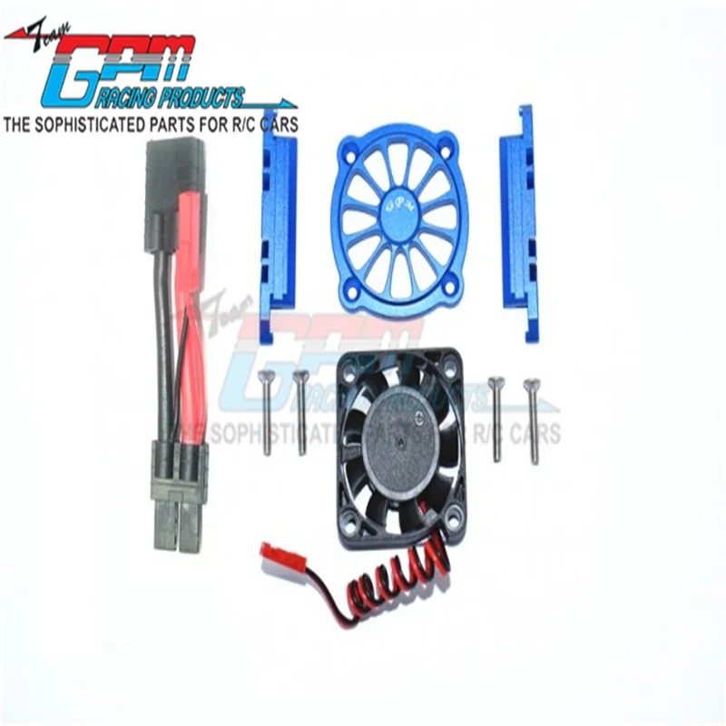 GPM ALUMINUM MOTOR HEATSINK WITH COOLING FAN -9PC SET FOR TRAXXAS 1/10 MAXX MONSTER TRUCK-89076-4 UPGRADE