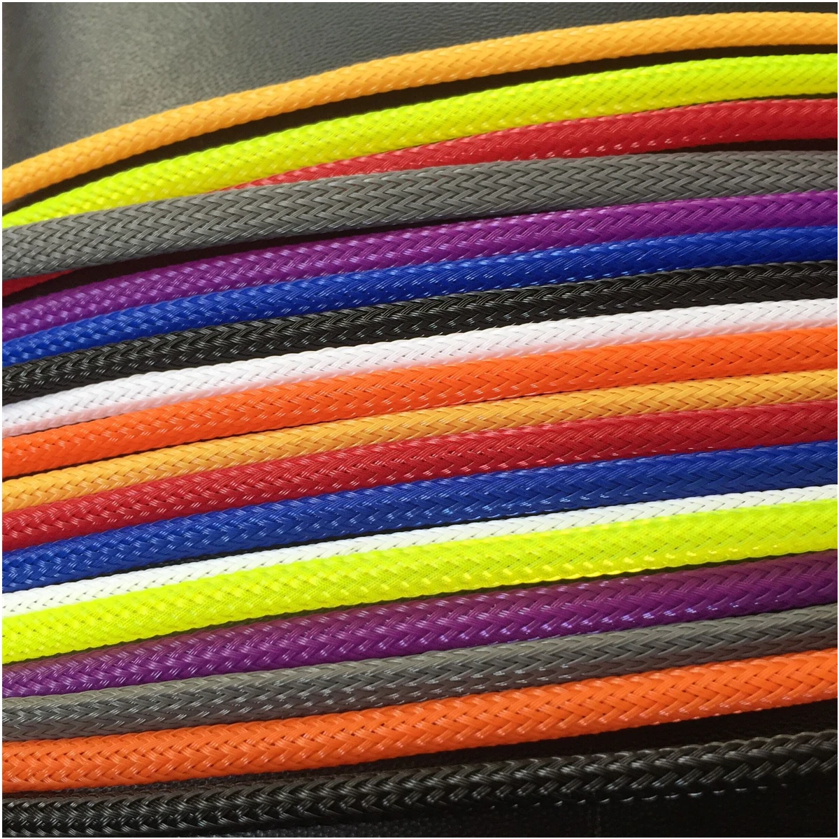 1M 3 4 6 8 10 12 14 16 18 20mm Colours Protective Tube PET Braided Expandable Sleeve Wire Wrap Insulated Nylon Protector Sheath