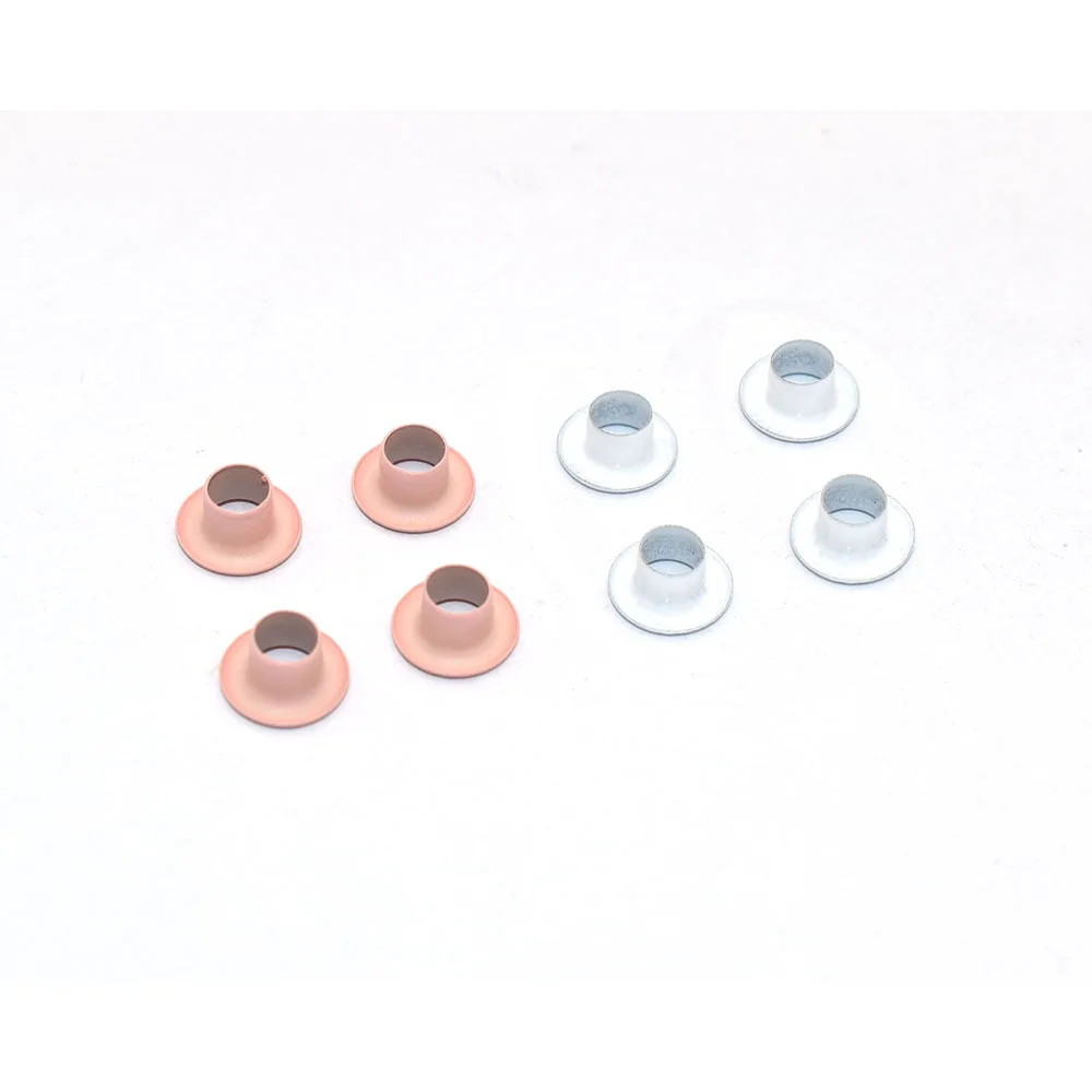 Round Eyelet Grommets Grommet Eyelet White Grommet Rivets Purse Accessories Metal Eyelets for Sewing Shoes Bag Making Hardware