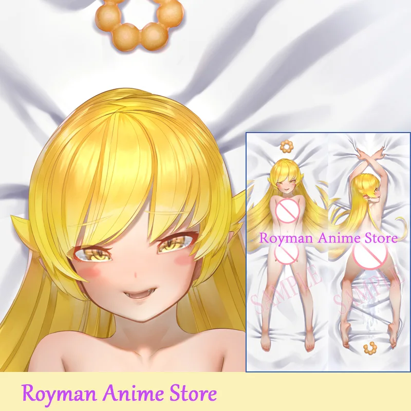 

Dakimakura Anime Oshino Shinobu Monogatari Double Sided Print Life-size Body Pillow Cover