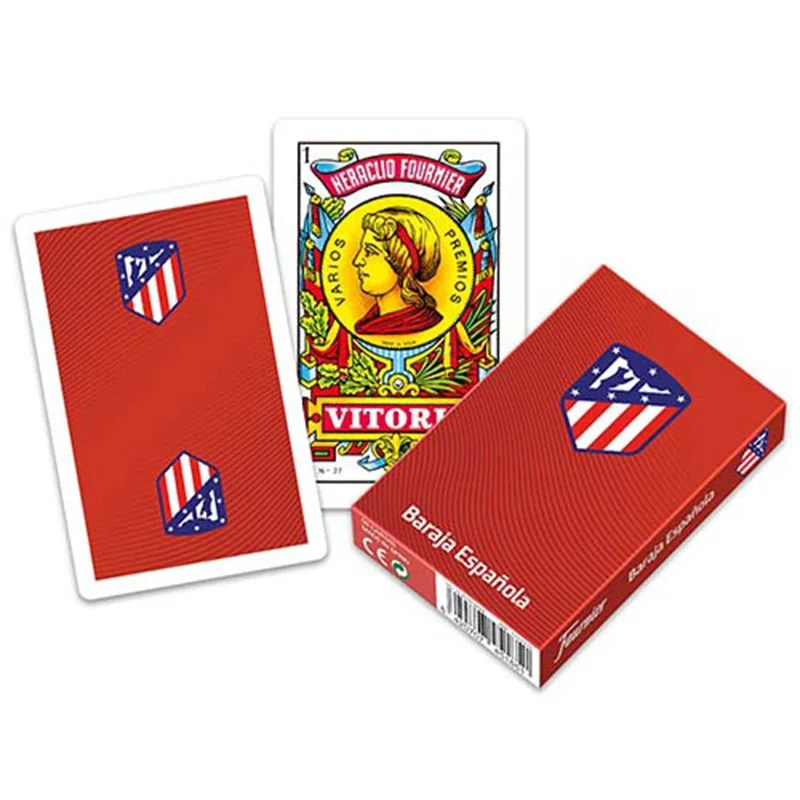 Fournier, Spanish flag of Atlético Madrid, official product of football, Colchonero