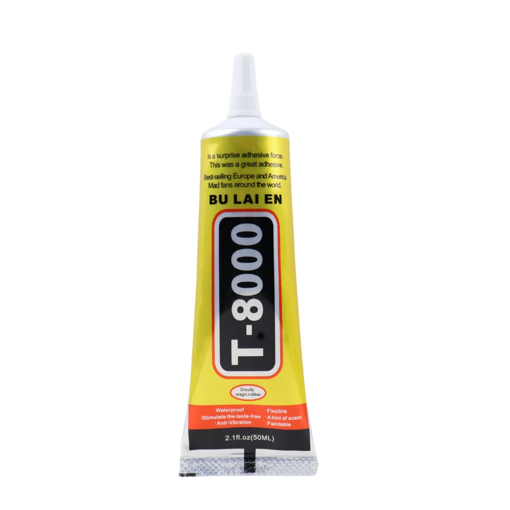 15ML 50ML 110ML Bulaien T8000 Clear Contact Phone Repair Adhesive Electronic Components Glue With Precision Applicator Tip