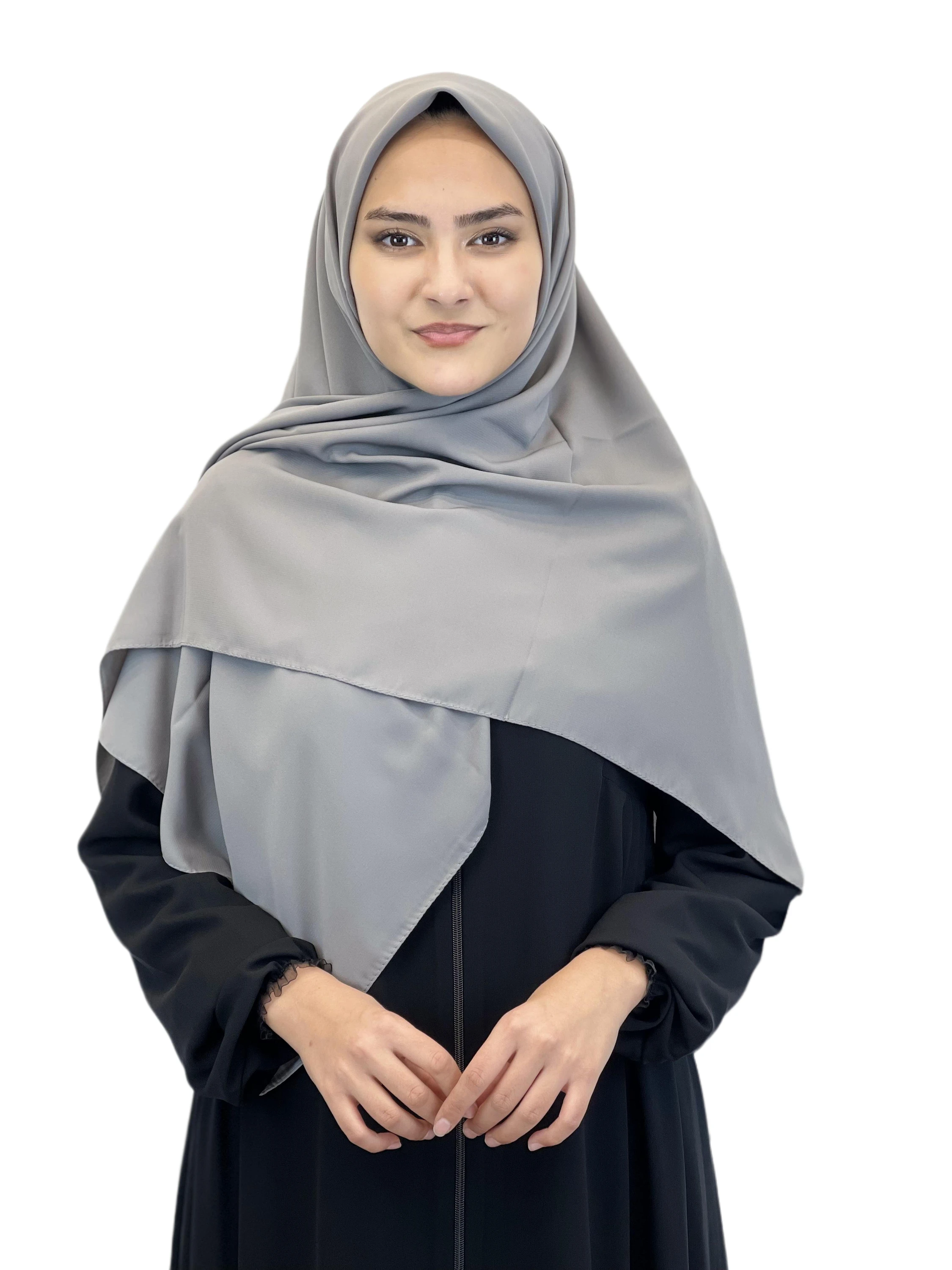 

Luxury Medine Silk Hijab, Headscarf for Women, Wrinkle-Free and Soft Scarf, Specially Made for Muslim , On Sale