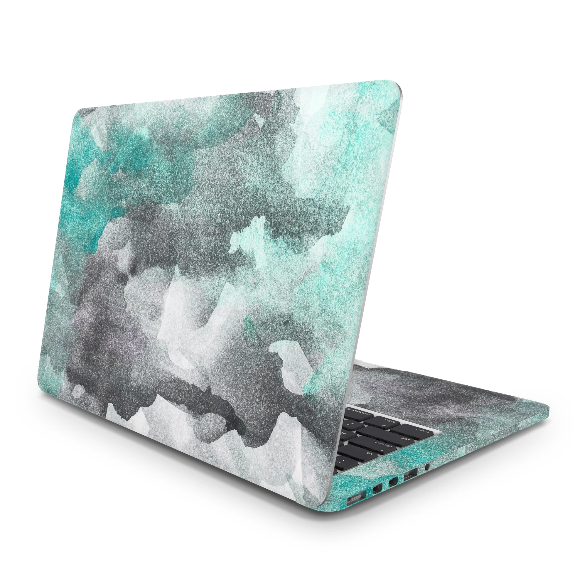 Sticker Master Abstract Watercolor Green  Universal Sticker Laptop Vinyl Sticker Skin Cover For 10 12 13 14 15.4 15.6 16 17 19 