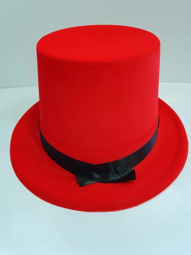 Over plastic Nubuck Plated Red Wizard Hat 440390673