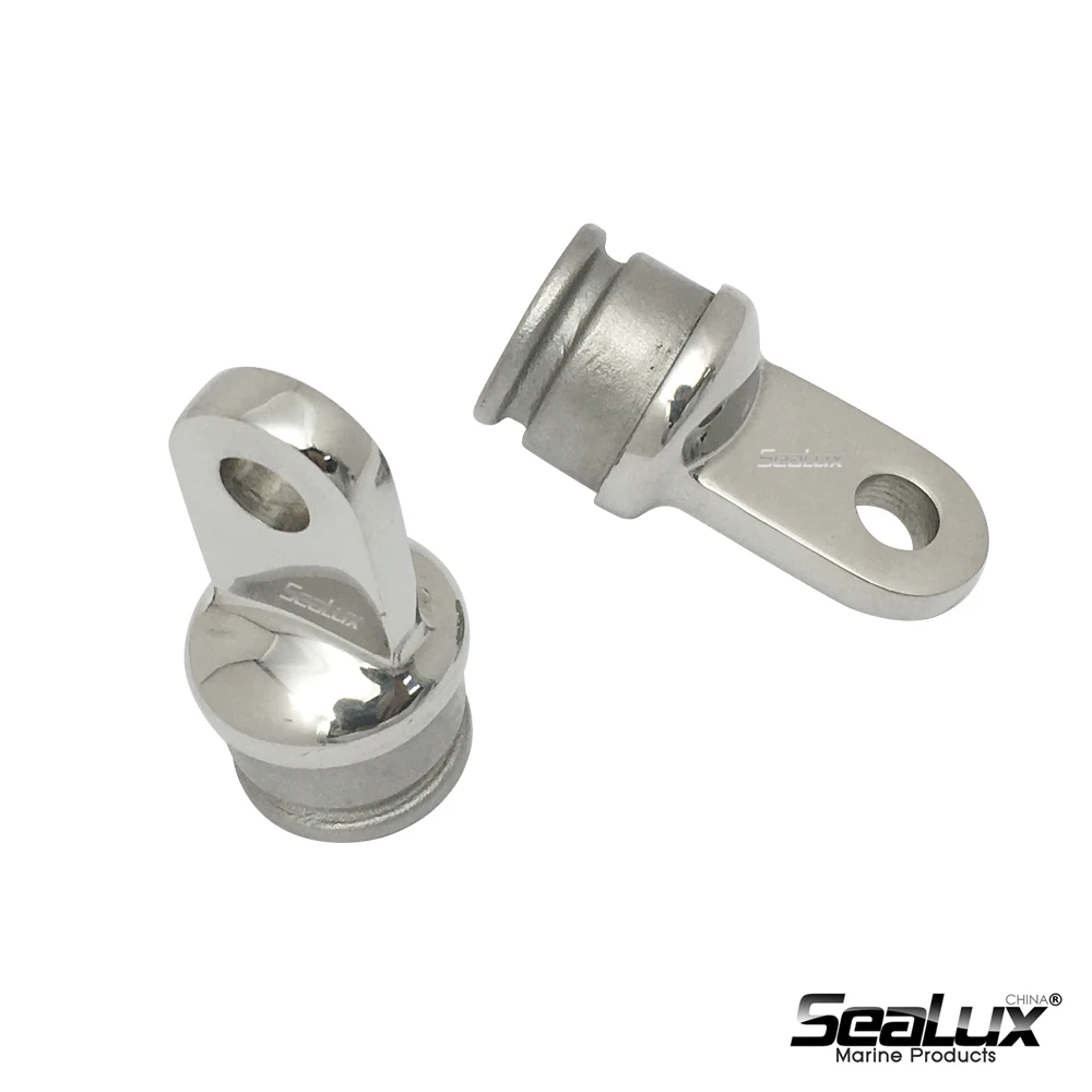 

Sealux Stainless Steel 316 Inside eye end for 1 inch tube for Boat Marine Accessories