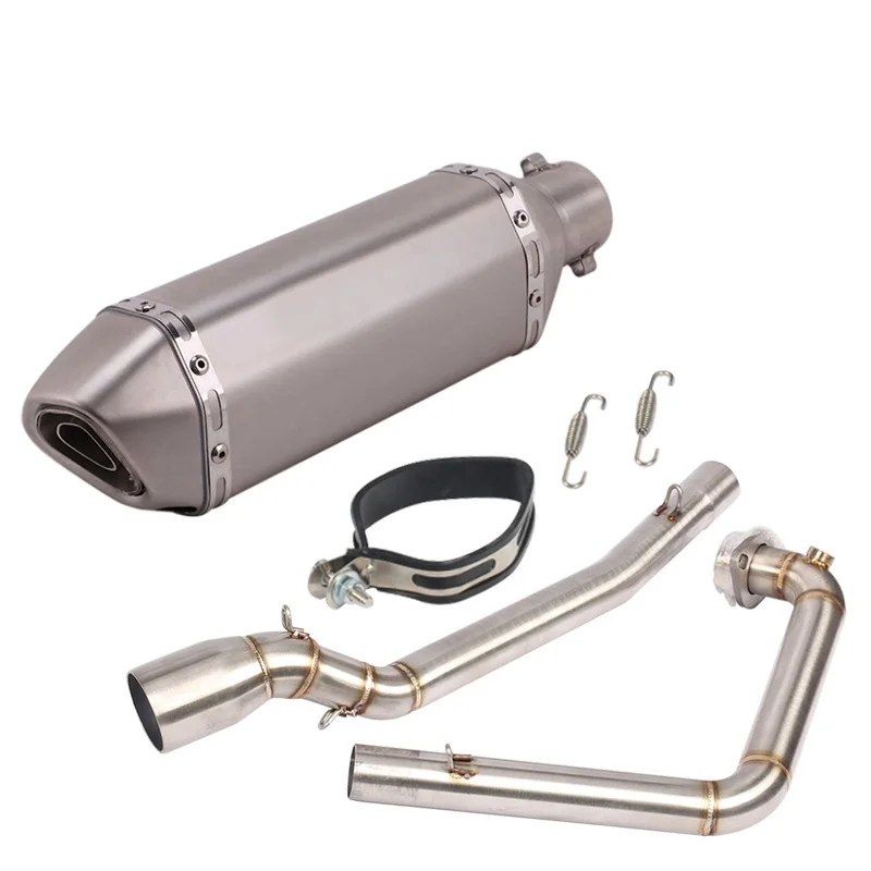 Motorcycle Exhaust System Full Muffler Silencer Baffle Tip Connect Link Tube Pipe for Suzuki GSX150R GSXR150 GSX125R GSXR125