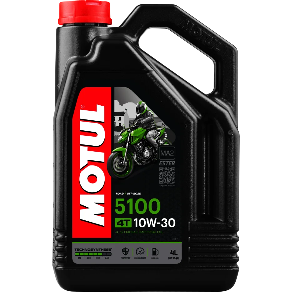 Motul 104063-motor oil for motorcycle 5100 10W30 4T 1L lubricant esters