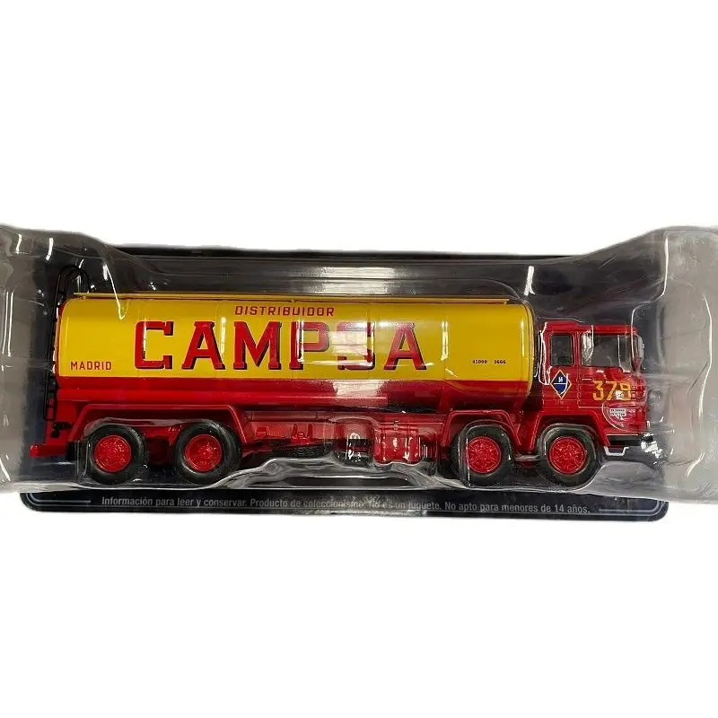 Salvat PEGASO 1086/52 truck labeled Spanish oil company 1975 1:43 scale miniature Diecast collectible Spanish trucks and buses collection without fascicle, new in Blister Original packaging