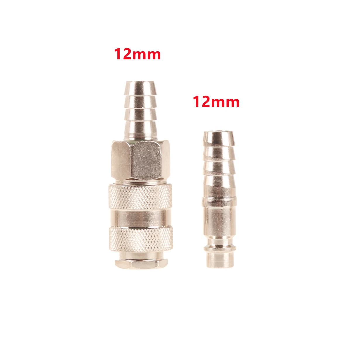 2PCS 6 8 10 12MM European Standard EU Euro Type Pneumatic Fitting Quick Coupling Connector Coupler For Air Compressor Adapter