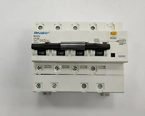 Automatic switch with built-in differential Tetrapolar 63 Int (A)