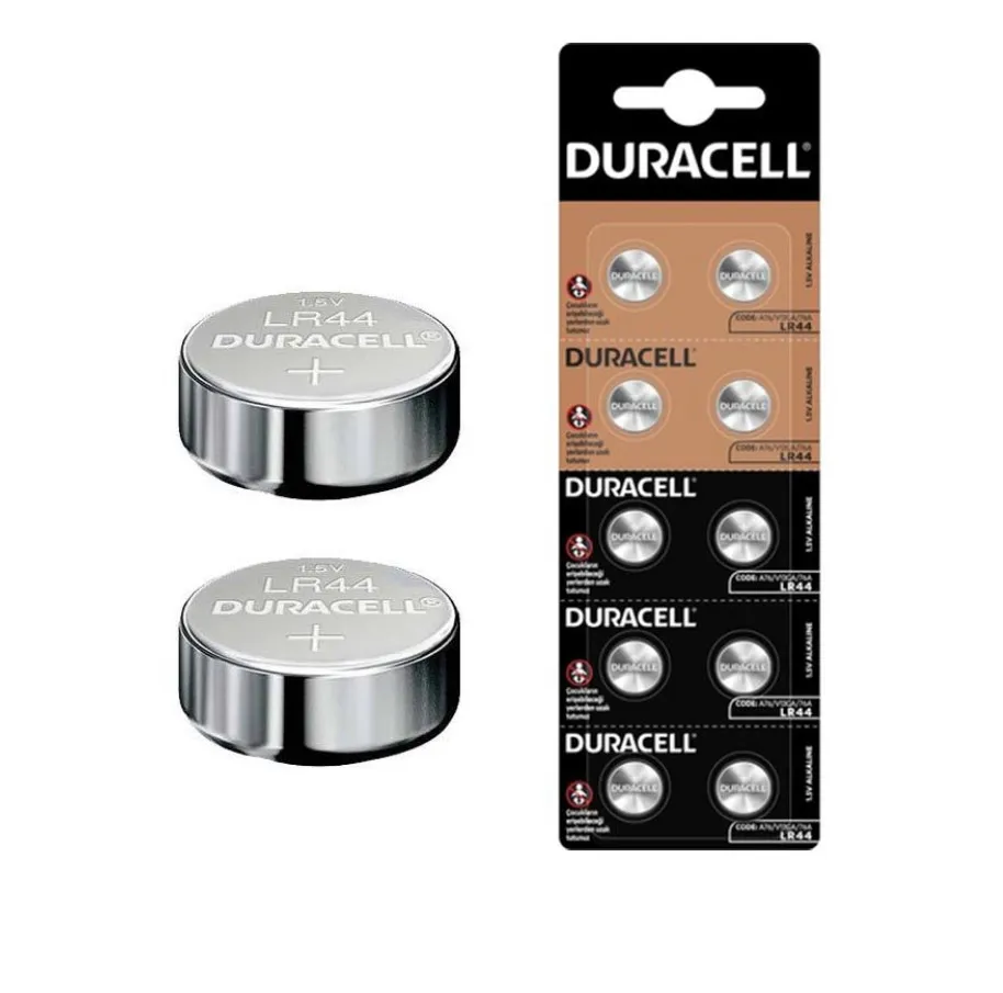 

10 Pcs Duracell A76 - LR44 Battery 1.5 V Mini Size, for remotes, watches, souvenirs, small electronic products