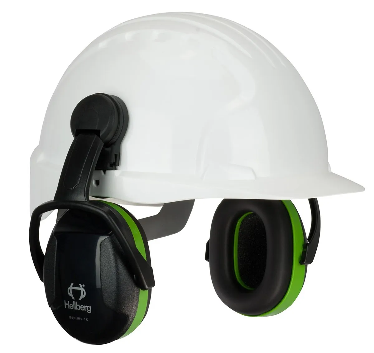 Hellberg Secure 1C Helmet Attachable Headset SNR 25, ear defenders,hearing protection